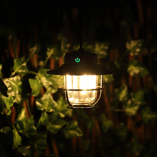 Retro Camping Lantern IPX4 Waterproof Hanging Light